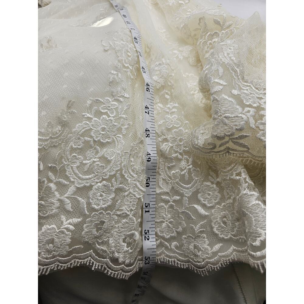 Val Stefani Couture by Moonlight Women's Size 4 Ivory Wedding Dress - Picture 13 of 16